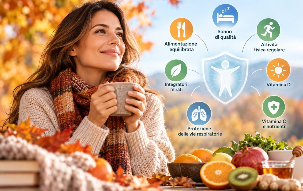 Cambio di stagione: come prepararsi all’autunno e sostenere le difese immunitarie